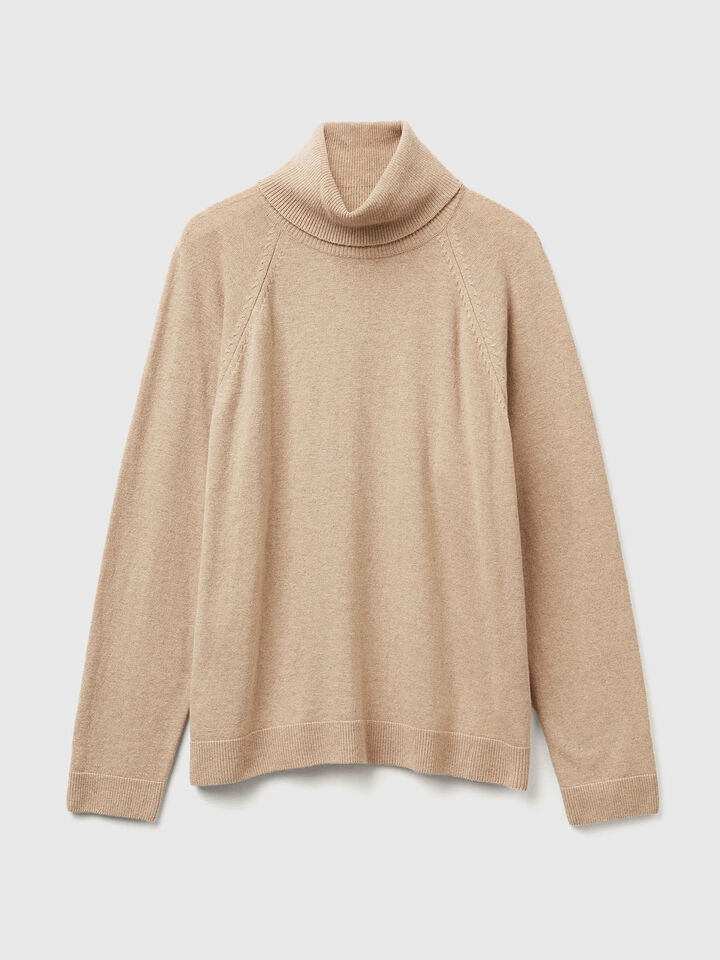 TURTLE NECK SWEATER Women image number 4